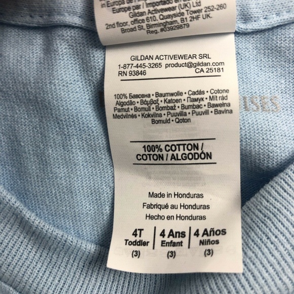 Princess Cruises Alaska Blue Toddler T-Shirt 4T - Picture 6 of 6